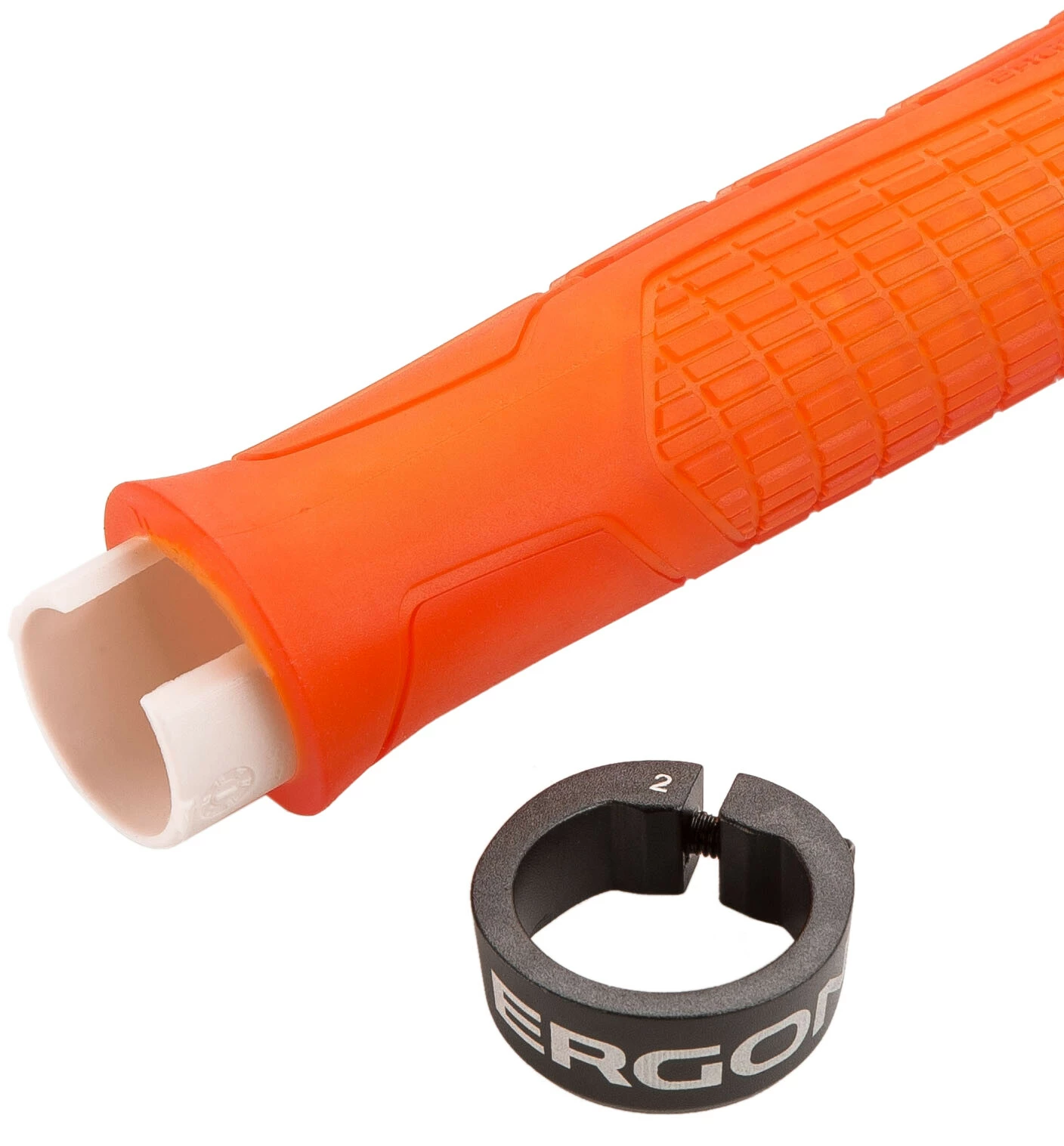 Ergon GE1 Evo Factory Cykelhåndtag Slank, Orange 4 Ergon GE1 Evo Factory Cykelhåndtag Slank, Orange - Billede 2