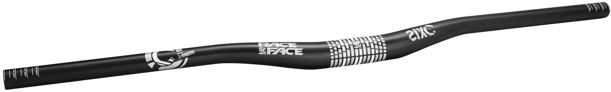 Race Face Sixc 3/4 Riser Cykelstyr Ø31,8mm, Sølv/hvid 3 Race Face Sixc 3/4 Riser Cykelstyr Ø31,8mm, Sølv/hvid