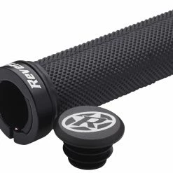 Reverse Classic Lock-On Cykelhåndtag, Sort -Ritchey Salgsbutik reverse classic lock on griffe schwarz schwarz 2 1