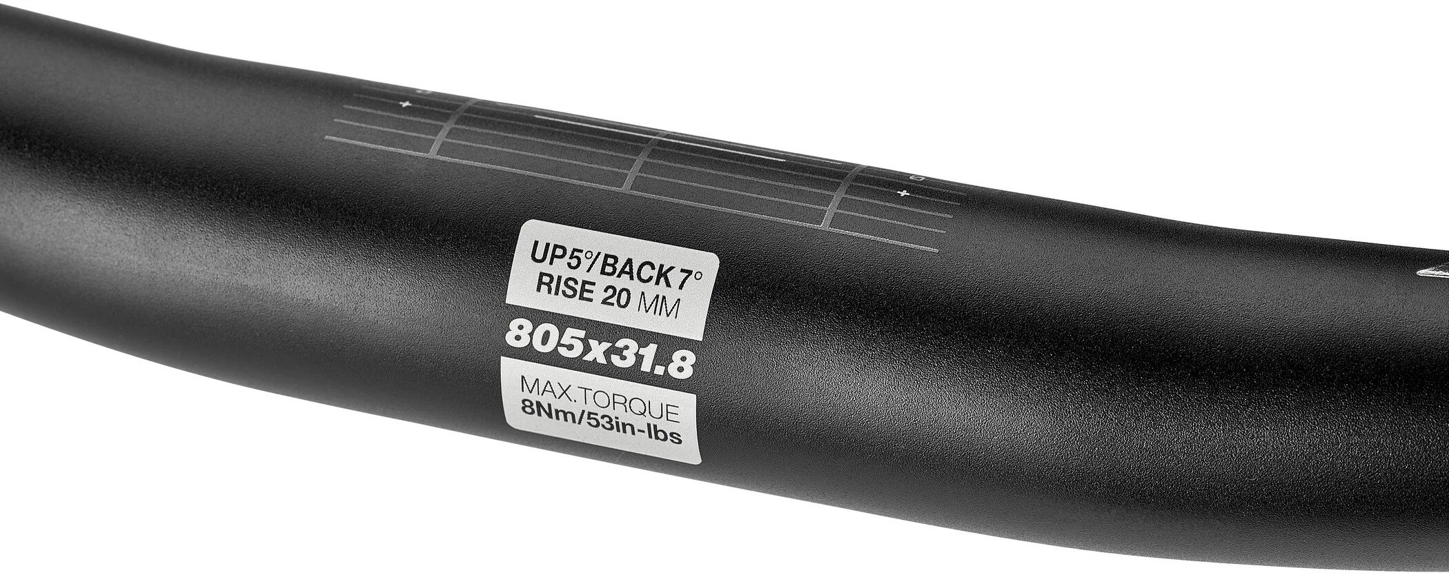 Sixpack Millenium805 Cykelstyr Ø31,8mm 20mm, Sort/sølv 6 Sixpack Millenium805 Cykelstyr Ø31,8mm 20mm, Sort/sølv - Billede 4