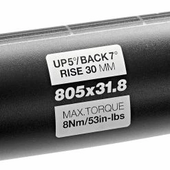 Sixpack Millenium805 Cykelstyr Ø31,8mm 30mm, Sort/sølv 9 Sixpack Millenium805 Cykelstyr Ø31,8mm 30mm, Sort/sølv -Ritchey Salgsbutik sixpack millenium handlebar o318mm 30mm black chrome 4
