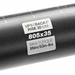 Sixpack Millenium805 Cykelstyr Ø35mm 20mm, Sort/rød -Ritchey Salgsbutik sixpack millenium handlebar o35mm 20mm black chrome 4 1