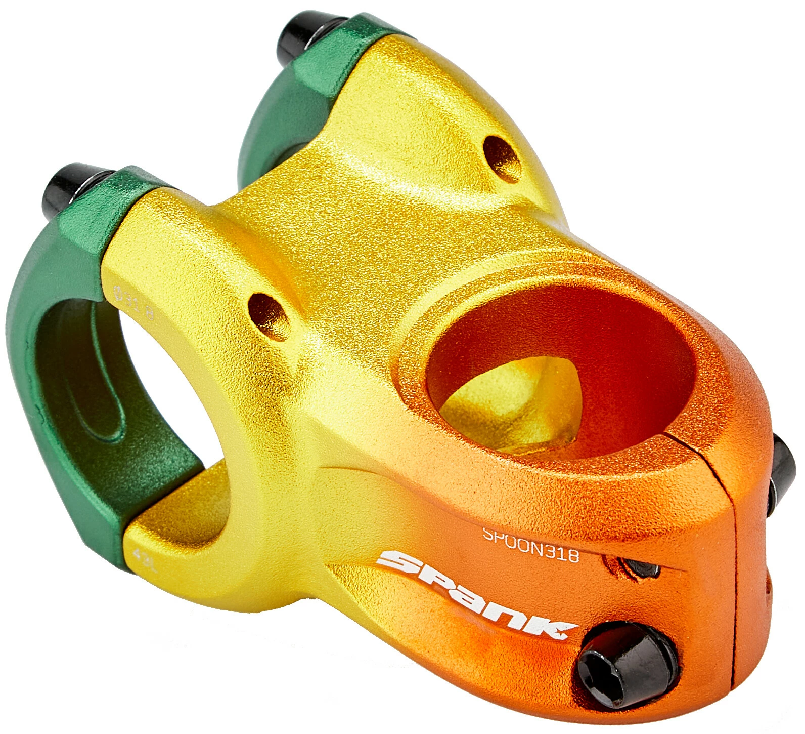 Spank Spoon 318 Stilk Ø31,8mm Rasta Edition, Farverig 4 Spank Spoon 318 Stilk Ø31,8mm Rasta Edition, Farverig - Billede 2