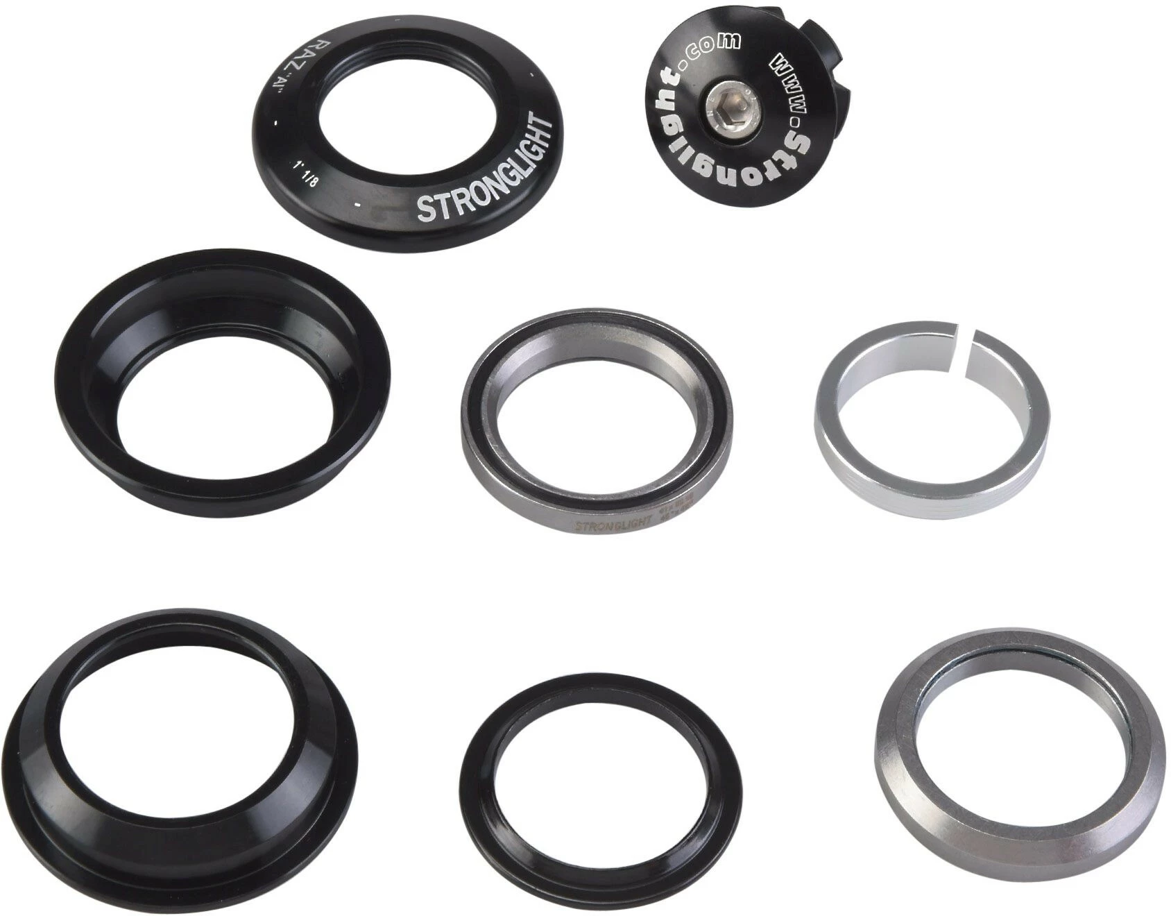 STRONGLIGHT Raz Aluminium Headset ZS44, Sort 4 STRONGLIGHT Raz Aluminium Headset ZS44, Sort - Billede 2