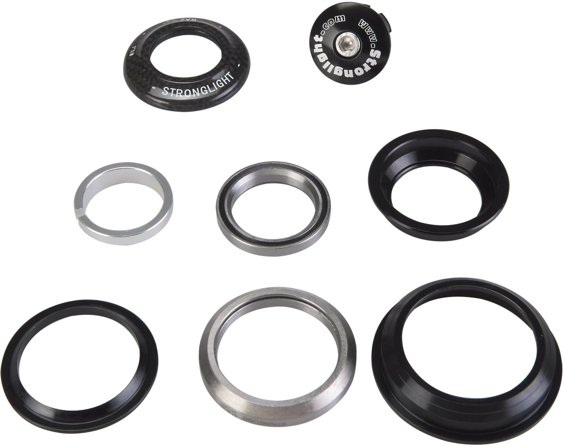 STRONGLIGHT RAZ Carbon Headset ZS44/28,6 | ZS56/40, Sort 4 STRONGLIGHT RAZ Carbon Headset ZS44/28,6 | ZS56/40, Sort - Billede 2