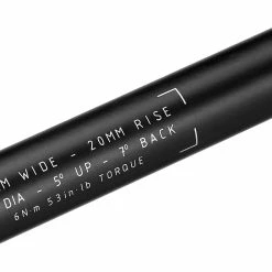 Truvativ Descendant Riser Carbon Cykelstyr Ø35mm 20mm, Sort -Ritchey Salgsbutik truvativ descendant riser carbon handlebar o35mm 20mm black 3